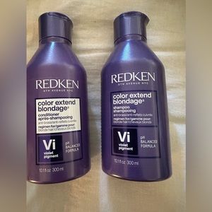 Redken Color Extend Blondage Color Depositing Purple Shampoo and conditioner